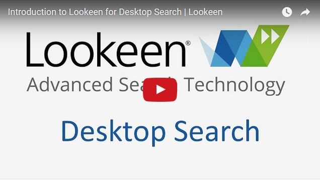 Video-Tutorial: So nutzen Sie Lookeen als Desktop Suche