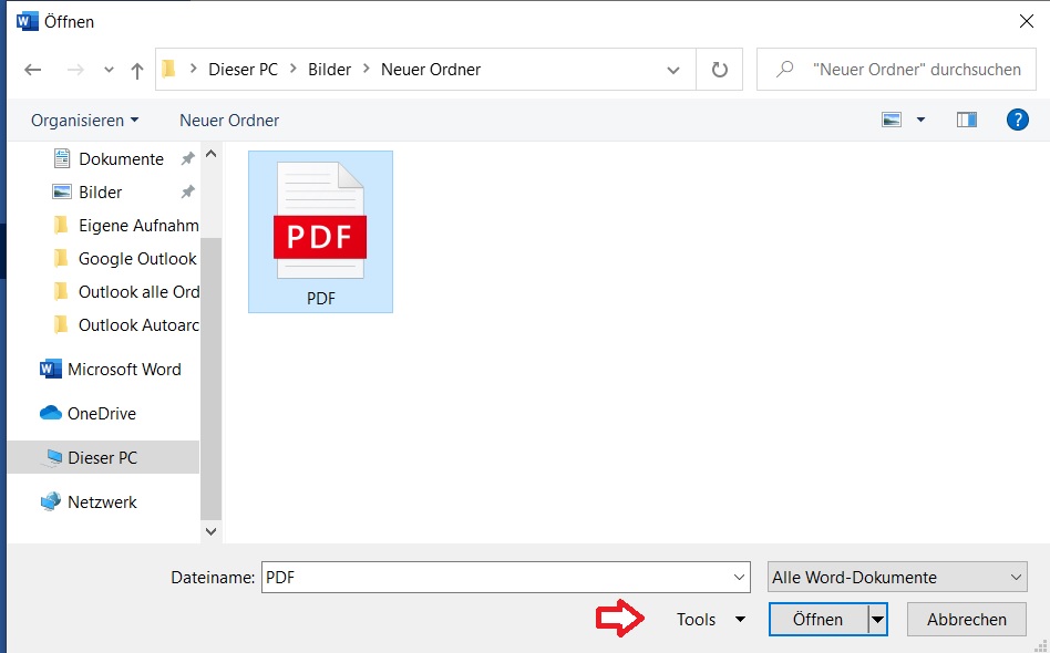 Kann man ein PDF in Word umwandeln?